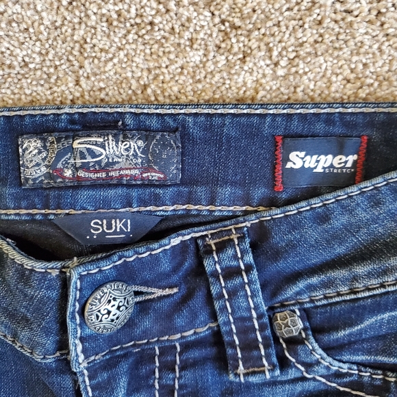 Silver Jeans Suki Mid Super Skinny, dark wash - Picture 8 of 8